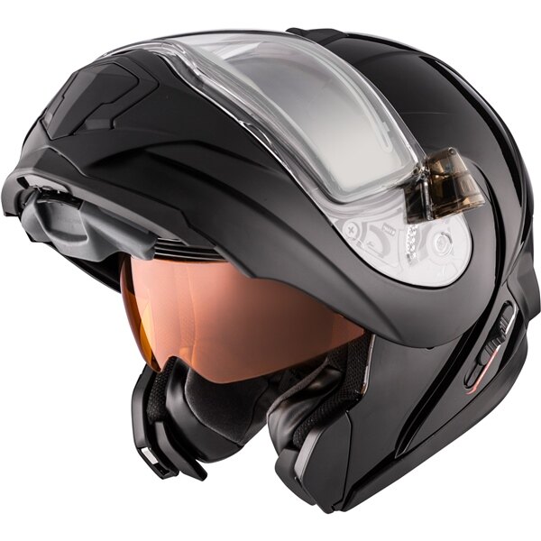 CKX Casque Modulaire Tranz 1.5 AMS Solid Electric Double Shield M Noir