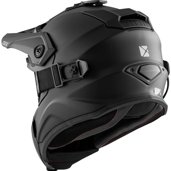 CKX Titan Electric Air Flow Backcountry Helmet, Winter Solid Included 210Â° Goggles XS Matte Black