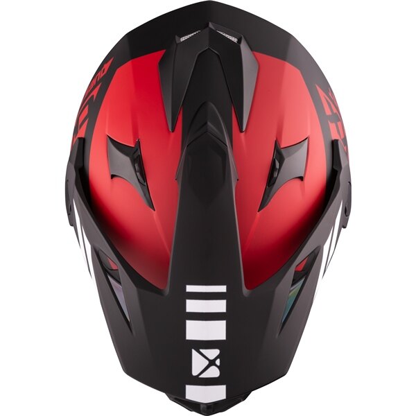 CKX Casque double sport Quest RSV, Summer Flash XS Rouge Mat