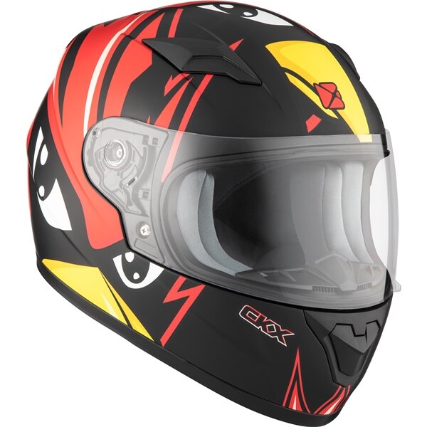 CKX RR519Y Full Face Helmet, Winter Child Raven Winter