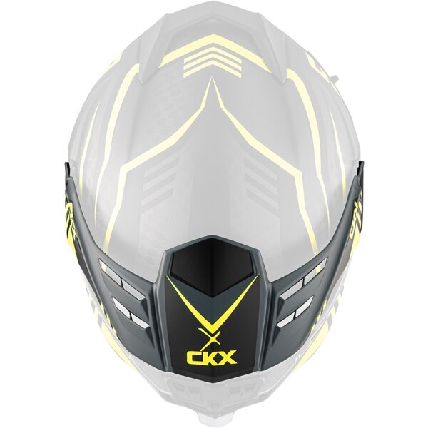 CKX Peak pour casque Mission Code Carbone, jaune mat