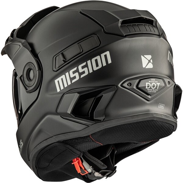 Casque intégral CKX Mission AMS Carbon Solid Winter Double Shield XL Noir mat Homme, Femme Fumé