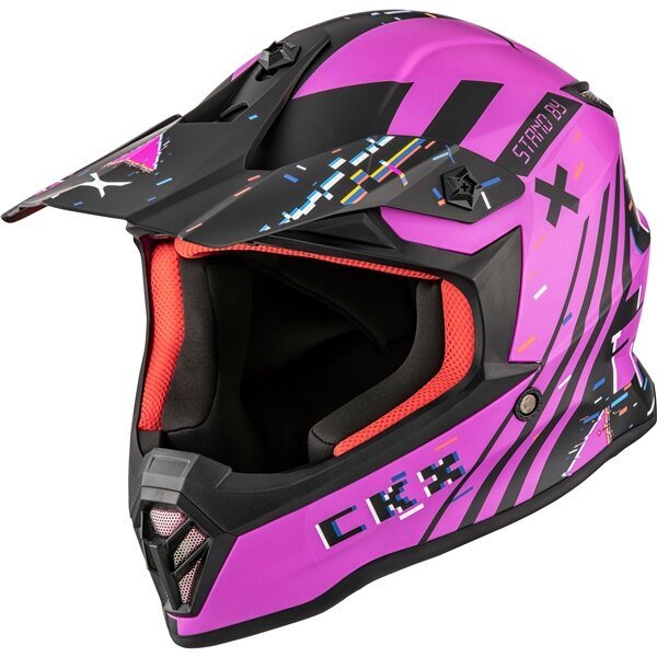 CKX TX019Y Casque Hors Route Error Sans Masque XL Rose Mat