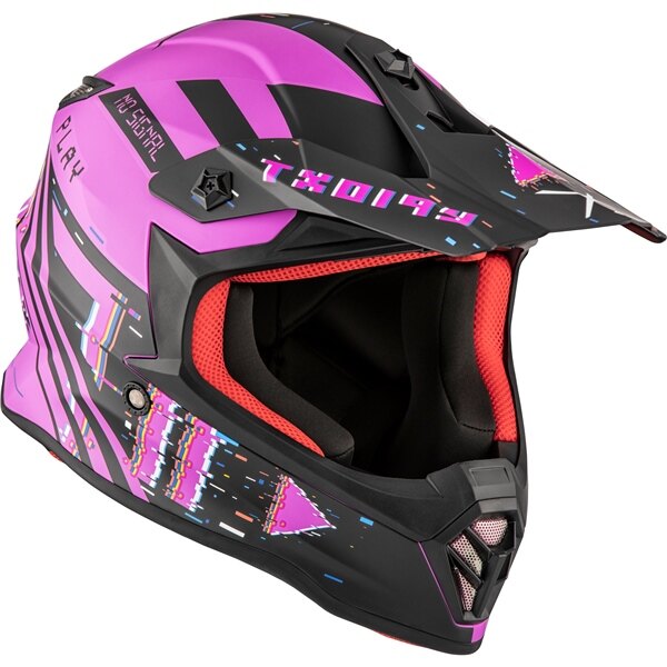 CKX TX019Y Casque Hors Route Error Sans Masque XL Rose Mat