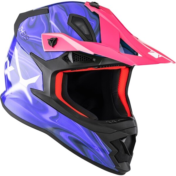 CKX TX319 Off Road Helmet Volcanic Without Goggle M Mauve