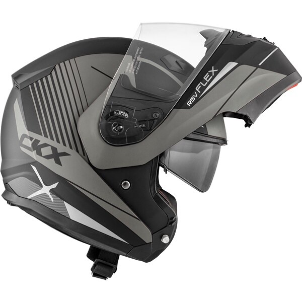 CKX Casque Modulaire Flex RSV, Summer Tempo S Gris Mat