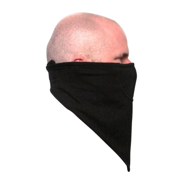 SCHAMPA Cachemire Face Mask with I Tie System Fastener