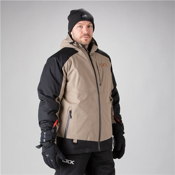 CKX Element Men Jacket L Black, Timber Wolf