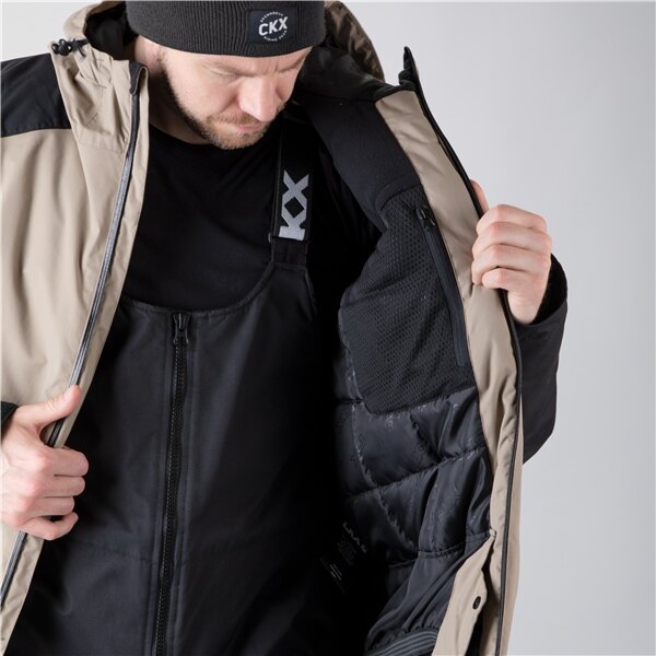 CKX Element Men Jacket L Black, Timber Wolf