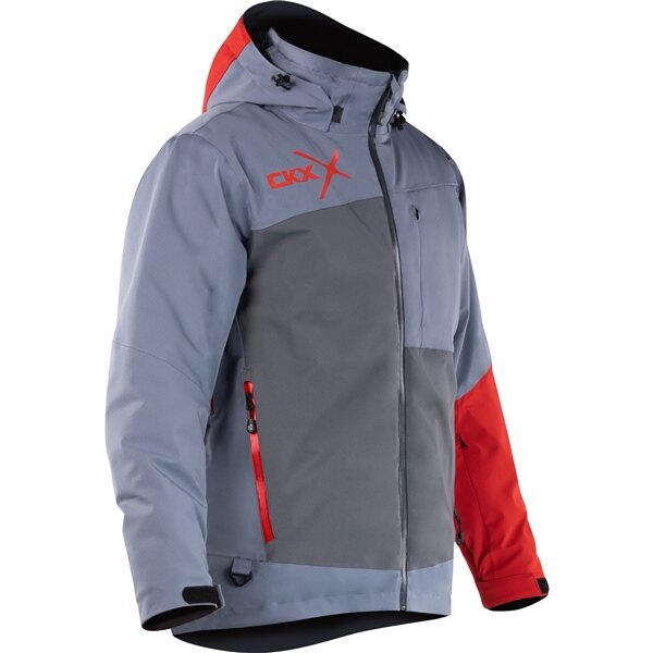 CKX Alaska Hommes Veste XL Gris, Rouge