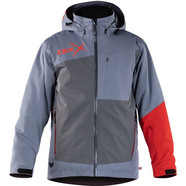 CKX Alaska Hommes Veste XL Gris, Rouge