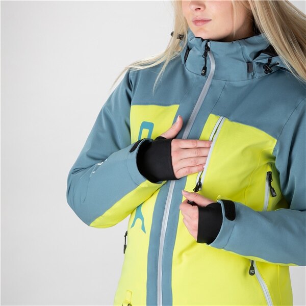 CKX Alaska Women Jacket S Tapestry, Lime