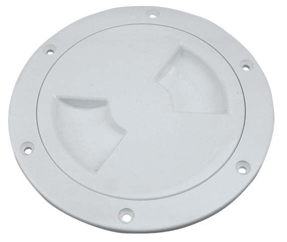 SEA DOG Deck Plate, Screw Out White 5 3/4″