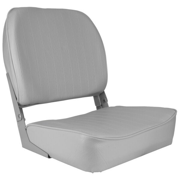 SPRINGFIELD Chaise Pliante Économique Siège Rabattable Gris Couleur Unie