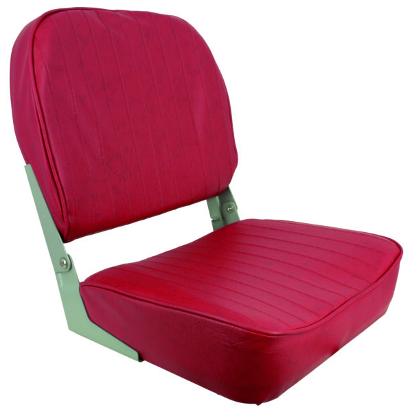 SPRINGFIELD Chaise Pliante Économique Siège Rabattable Rouge Couleur Unie