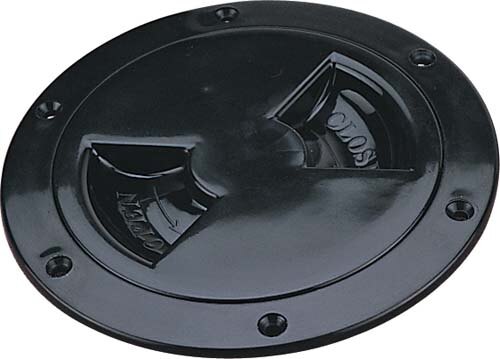 SEA DOG Deck Plate, Screw Out Black 5 3/4″