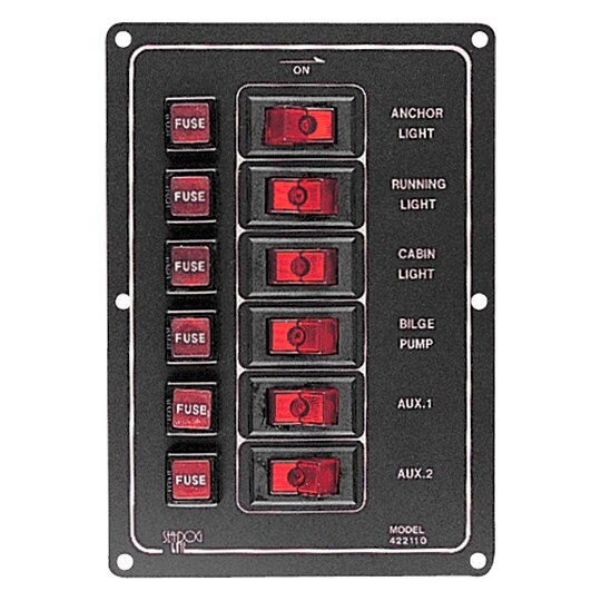 SEA DOG Aluminum Vertical Switch Panel