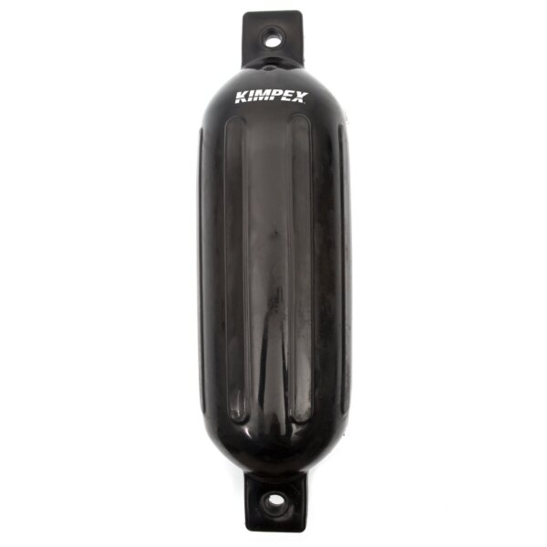 KIMPEX Inflatable Vinyl Fender Unit Black 20″ 5.5″ Boat 15' to 20'