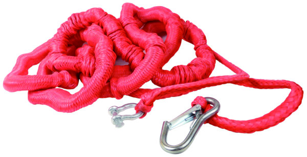 Cordon élastique Greenfield Anchor Buddy Dock 14 ? à 50 ? Corde élastique en polypropylène rouge