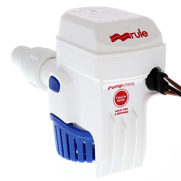 JABSCO RULE Rule Mateâ?¢ Fully Automated Bilge Pumps 500 GPH 3 A 3/4â³