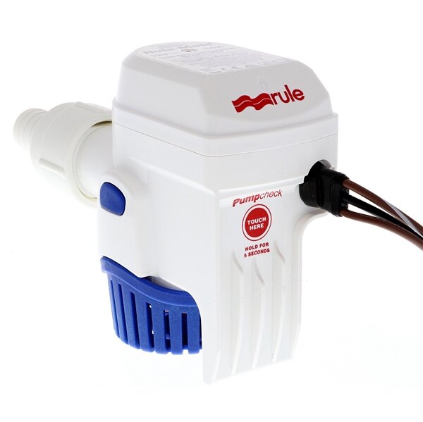 JABSCO RULE Rule Mateâ?¢ Fully Automated Bilge Pumps 800 GPH 5 A 3/4â³