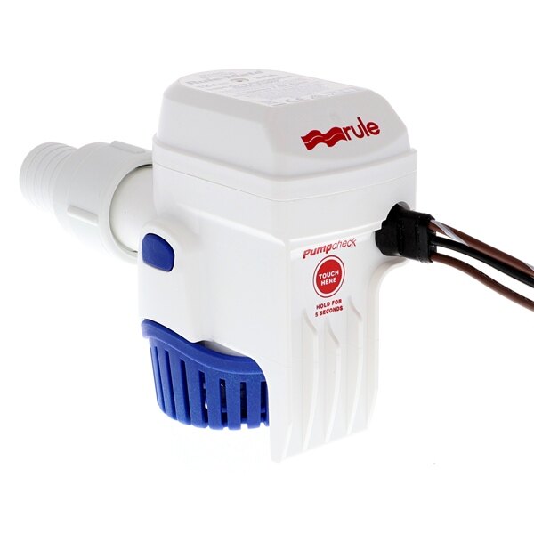 JABSCO RULE Rule Mateâ?¢ Fully Automated Bilge Pumps 1100 GPH 5 A 1 1/8â³