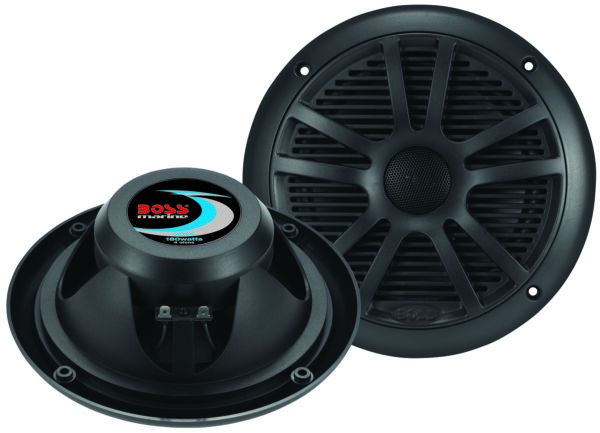 Boss Audio 6 1/2â? Dual Cone Marine Audio Speaker Universal Black