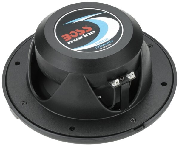 Boss Audio 150W, Haut-Parleur Audio Marine Universel Noir