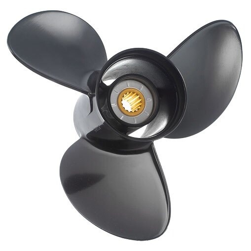 Solas Amita 3 Propeller Fits Tohatsu, Fits Nissan, Fits Mercury Aluminum 13 11 1/10″ 35 75 HP 13