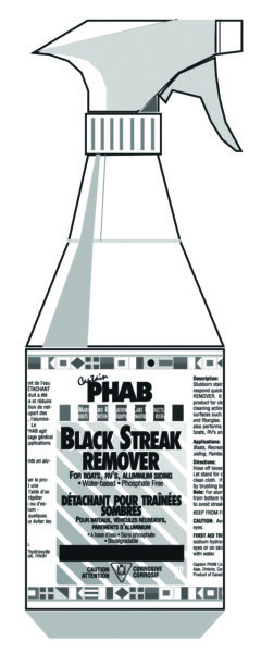 Captain Phab Dissolvant de traces noires 935 ml