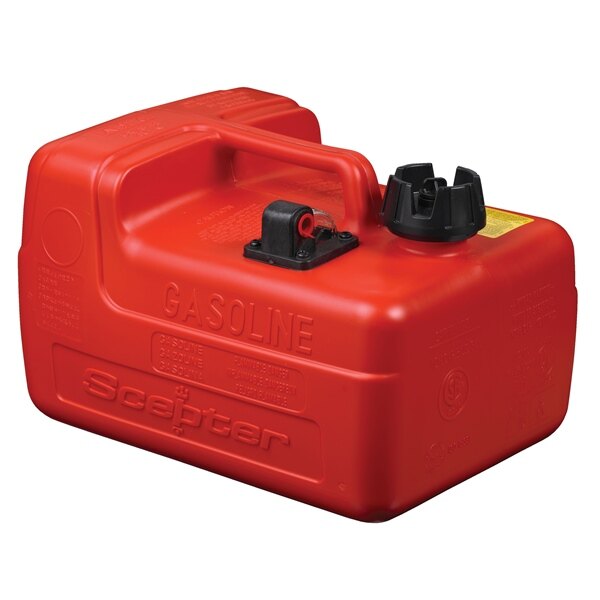 Sceptre Réservoir de carburant portable Topside Carburant Rouge 3,2 gallons