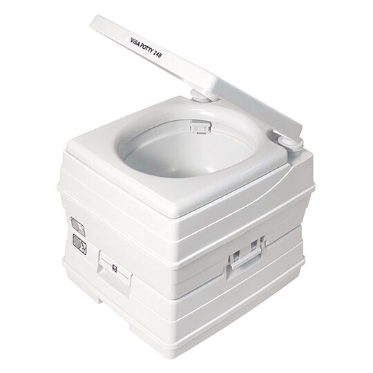 Toilette sur pot Dock Edge Visa avec compartiment de rangement 18 L / 4,8 gallons