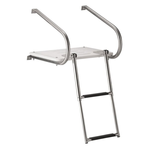 Garelick Swim Platform with Telescoping Ladder, over platform Telescopic 2