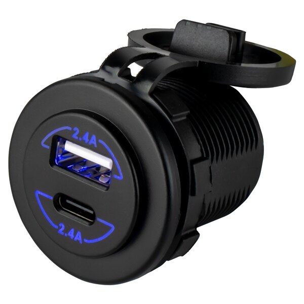 Chien de mer USB & USB C Power Socket