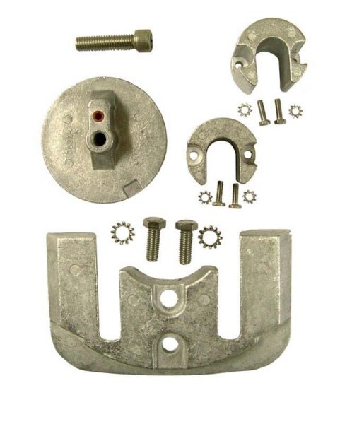 Kit d'anodes sacrificielles METAL DE PERFORMANCE Bravo 2/3 compatible avec Mercury