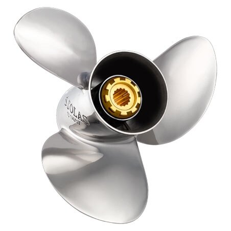 Solas New Saturn Propeller Fits Johnson/Evinrude, Fits Cobra Stainless steel