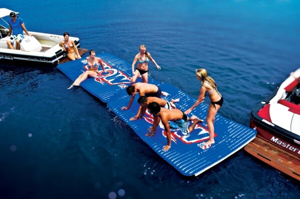 WOW Playmat Water Walkway Blue Lying, Kneeling, Sitting, Standing