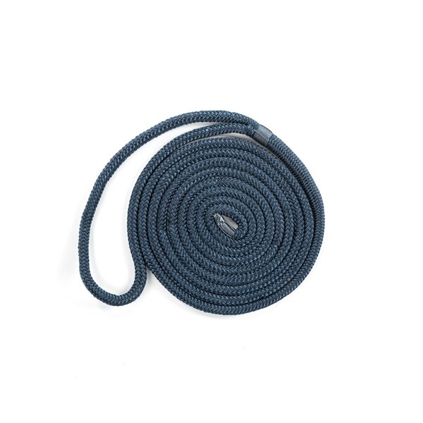 Ligne de quai en polypropylène multifilament Kimpex 10' 3/8 ? Polypropylène Multifilament Bleu marine