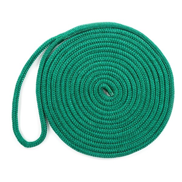 Ligne de quai en polypropylène multifilament Kimpex 25' 1/2 ? Polypropylène Multifilament Vert forêt