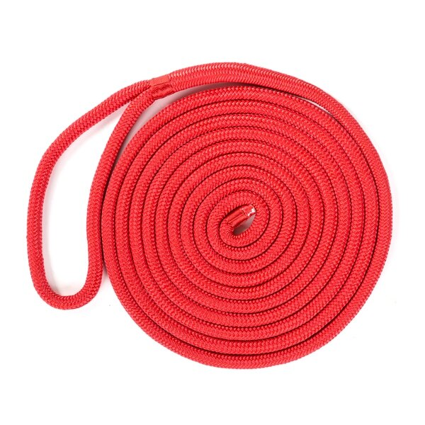 Ligne de quai en polypropylène multifilament Kimpex 20 pi 3/8 ? Polypropylène Multifilament Rouge