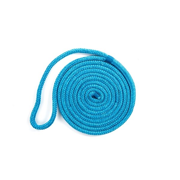 Ligne de quai double tressée Kimpex 10' 3/8? Nylon Double Tressé Bleu