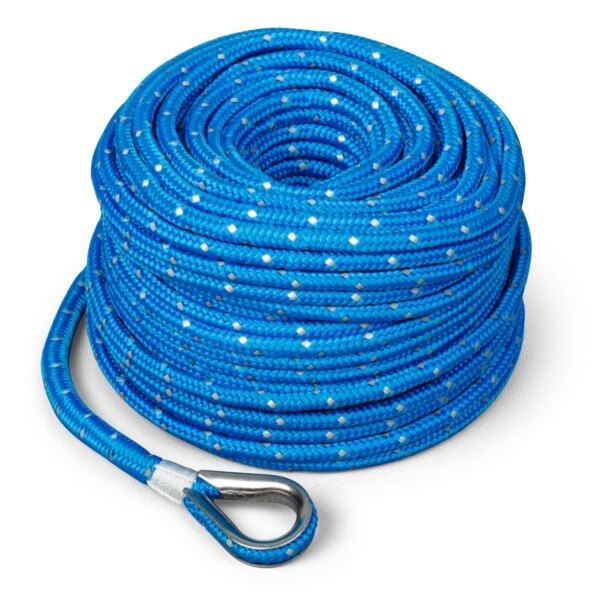 TRAC OUTDOOR Anchor Rope with Shackle 100' 700 lbs