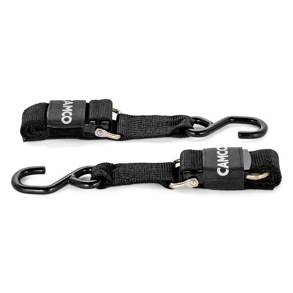 Camco Retractable Transom Tie Down Straps 4? 1200 lbs