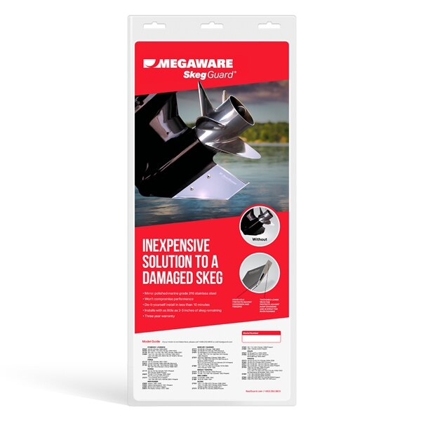 Megaware SkegGuard® Skeg Protector Stainless steel