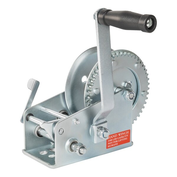 Kimpex 2500 lbs Heavy Duty Two Speed Hand Winch