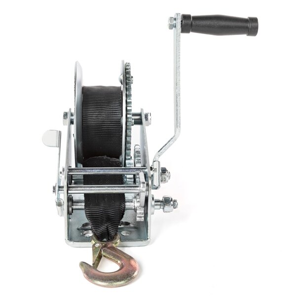 Kimpex 2500 lbs Heavy Duty Two Speed Hand Winch with strap