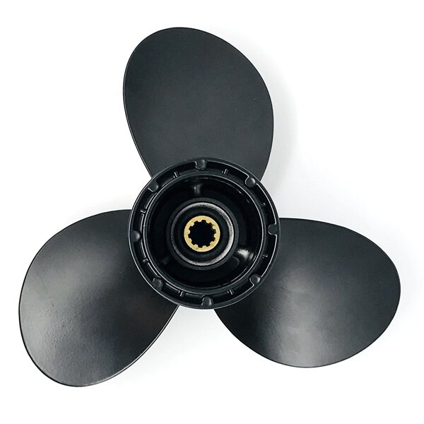 Kimpex Propeller Fits Suzuki Aluminum 8 Black 9.25″ 8 20 HP 10