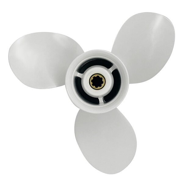 Kimpex Propeller Fits Yamaha Aluminum 11 White 9.25″ 9.9 20 HP 8