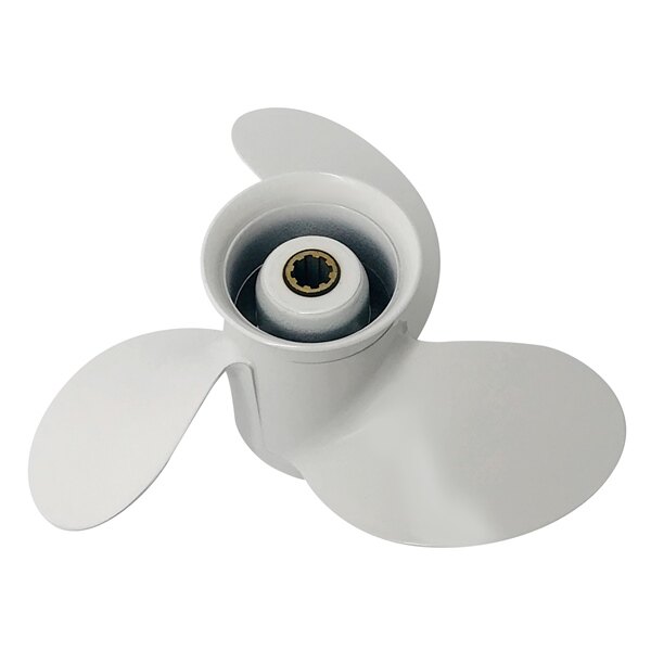 Kimpex Propeller Fits Yamaha Aluminum 12 White 9.25″ 9.9 20 HP 8