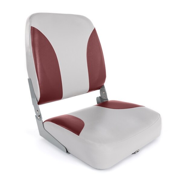 Kimpex Marine Seat 21.5'' High back fold down seat Gray, Red 21.5″